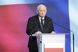 Wspólna konferencja Jarosława Kaczyńskiego i Jordana Bardelli