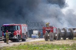 Pożar  fabryki Aerosol Service pod Ustką