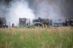 Pożar  fabryki Aerosol Service pod Ustką