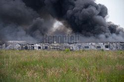 Pożar  fabryki Aerosol Service pod Ustką