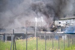 Pożar  fabryki Aerosol Service pod Ustką