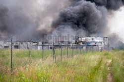 Pożar  fabryki Aerosol Service pod Ustką