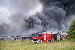 Pożar  fabryki Aerosol Service pod Ustką