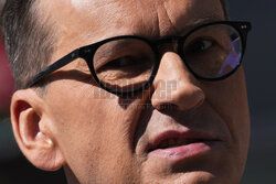 Konferencja posłów PiS przed Szpitalem Południowym